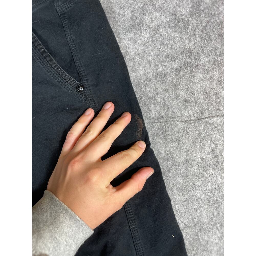 Lululemon Pants Womens 8 Black Capri Mid Rise Pull On Stretch Yoga Gym Fitness - Picture 6 of 6